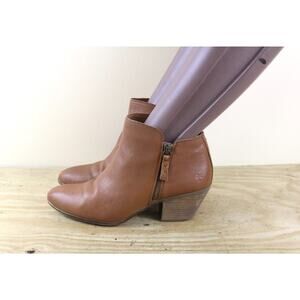 Frye Boots Womens 10M Brown Leather Judith Ankle Bootie Shoes